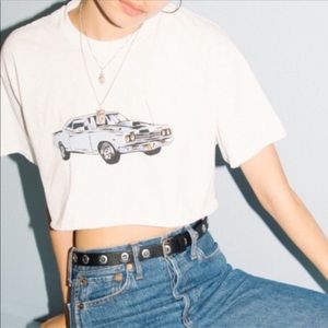 Brandy Melville Cropped Motor Car Top